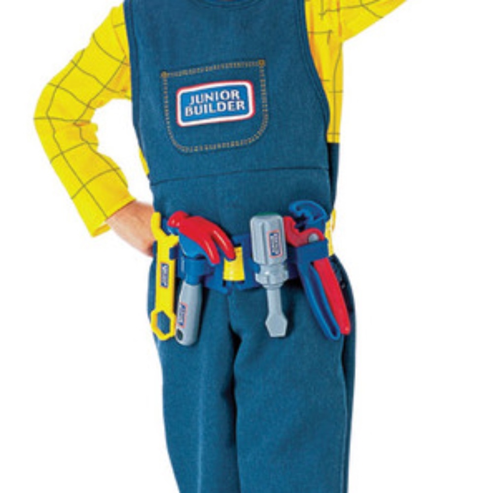 BRAND NEW baby toddler construction builder halloween costume size 1-2 for 6-12M - Picture 2 of 6